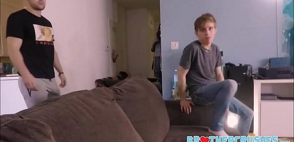  Two Jock Step Brothers Take Turns Fucking Their Young Twink Step Brother